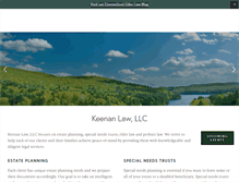 Tablet Screenshot of keenan-law.com